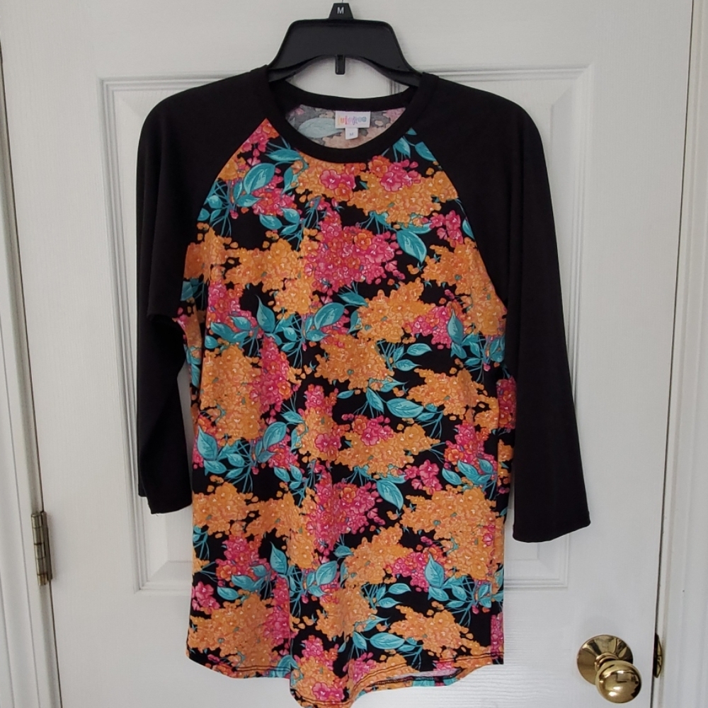 LulaRoe Randy Floral Tee